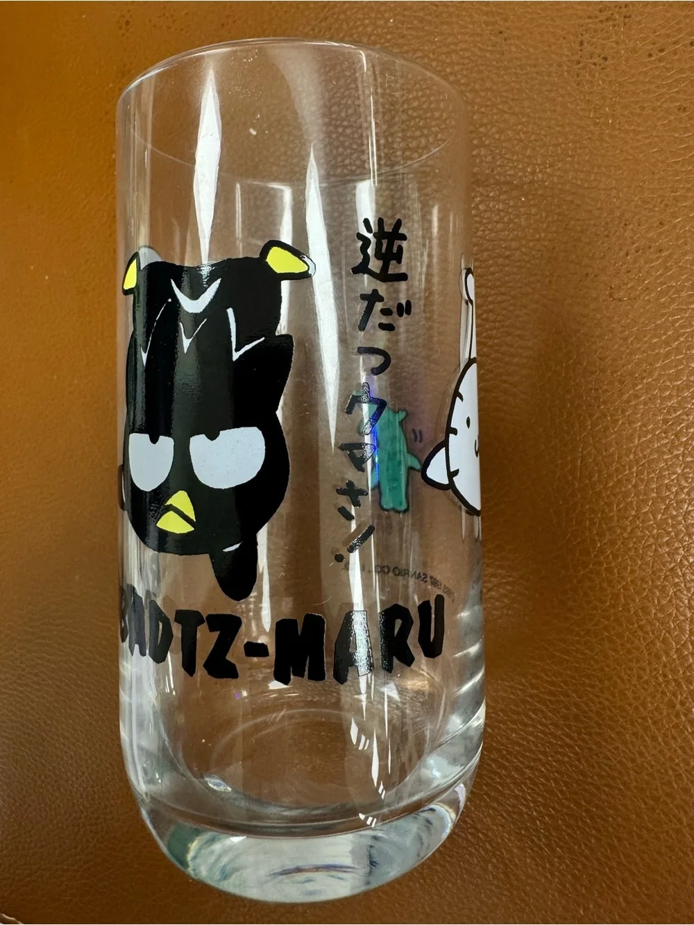 RARE Vintage Sanrio 1990s Badtz-Maru, Hana-Maru, Pochi Character Glass